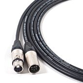 Van Damme 5 Pin Tourgrade DMX Lighting XLR Lead. Flexible